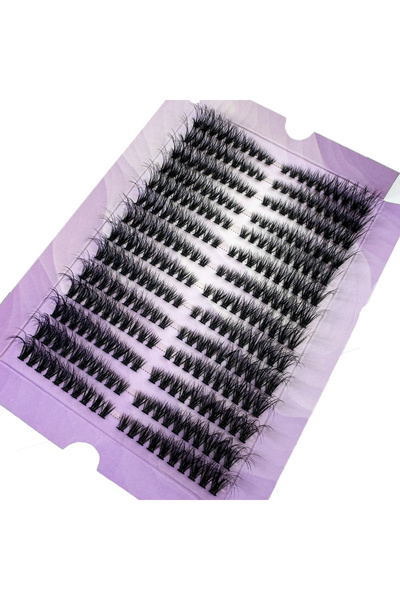 Choice10 مجموعة رموش كثيفة من 14 صفًا (50D) - 14 صفًا - 50D-100D - يسار/يمين