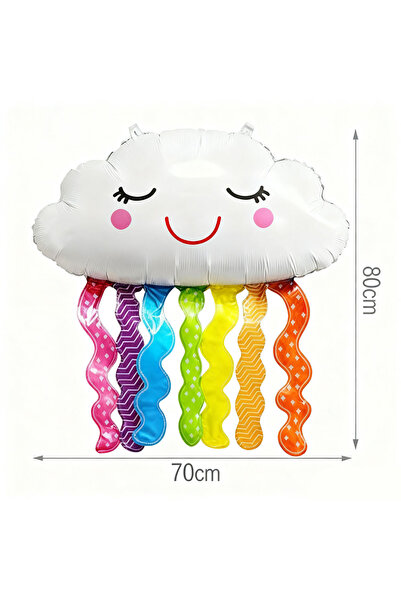 Choice 1PCS Other Clouds Cloud Rainbow Series Foil Helium Balloon for Birthda...