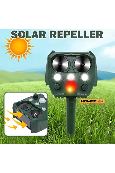 Choice جهاز طرد الحيوانات يعمل بالطاقة الشمسية جهاز طارد الحيوانات بالموجات ف...