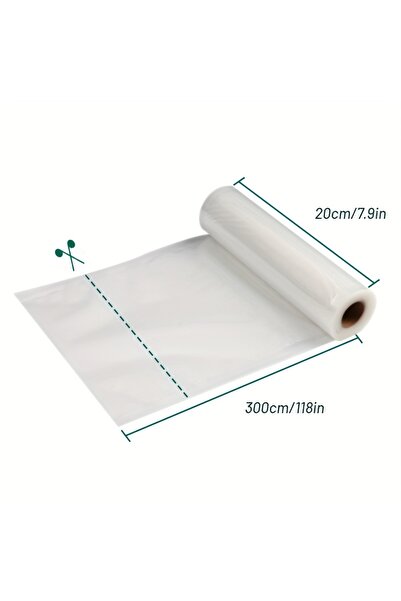 choice2 20cmx3m 3m/roll vacuum seal bags - durable, BPA-free, tear-resistant,...