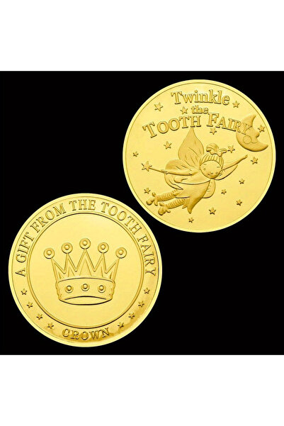 Choice عملة تذكارية مطلية بالذهب، قطعة واحدة، تحمل صورة جنية الأسنان توينكل، ...
