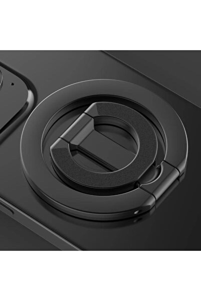 Choice حامل هاتف مغناطيسي أسود مزدوج الجوانب قابل للطي لأجهزة آيفون، متوافق م...