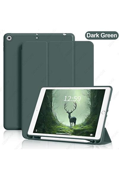 Choice4 جراب أخضر داكن لجهاز iPad من الجيل التاسع/الثامن/السابع مقاس 10.2 بوص...