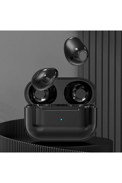 Choice1 سماعات أذن لاسلكية صغيرة سوداء للنوم بتقنية بلوتوث TWS مع ميكروفون، س...