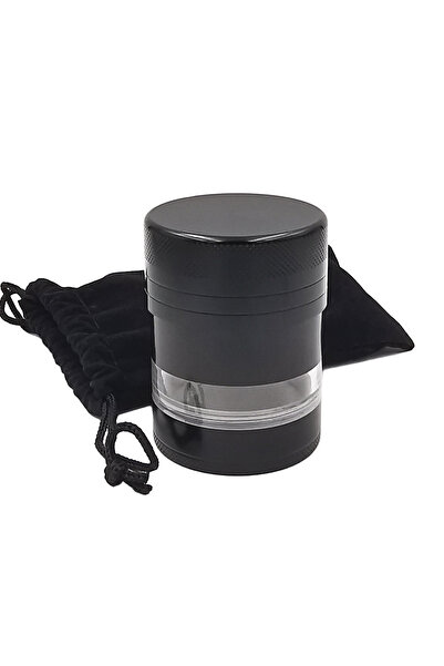 Choice Black New 55MM Toothless Manual Metal Herb Grinder Crusher Large-capac...