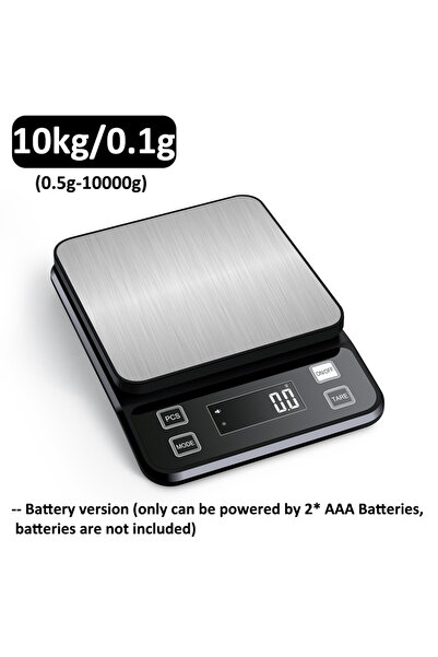 Choice Battery-10kg 3/5/10kg 0.1g Digital Electronic Kitchen Scale LCD Displa...