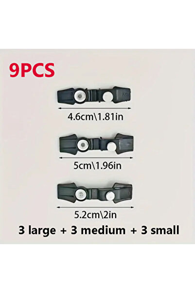 Choice5 9 PCS Universal Zipper Repair Kit Quick Instant Detachable Zipper Hea...