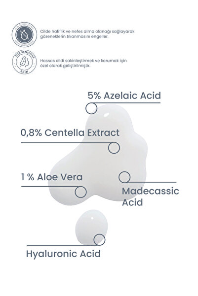 Cosmogenesis Labs Azelaik Asit Serum 30ml - Leke Karşıtı, Yatıştırıcı, Pürüzsüzleştirici Vegan (%5 Azelaic Acid)