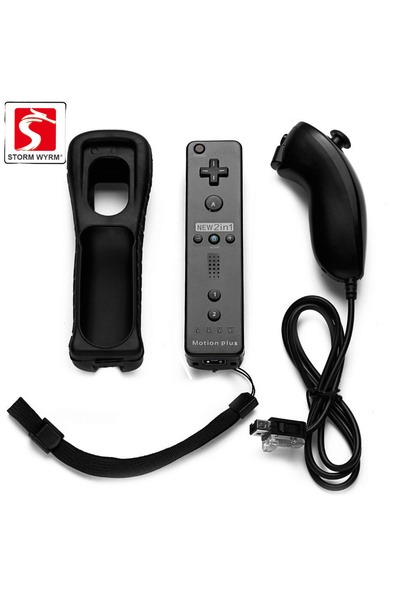 Choice3 black STORM WYRM Controllers Compatible for wii and Wii U with Built ...