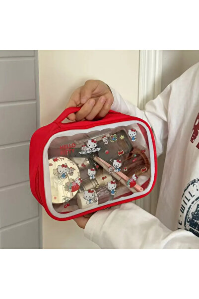 choice2 B Sanrio Hello Kitty Cute Travel Portable Makeup Bag Large Capacity T...