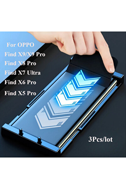 Choice1 واقي شاشة سيراميك ثلاثي القطع لهاتف أوبو فايند إكس 9 برو/إكس 8 برو/إك...