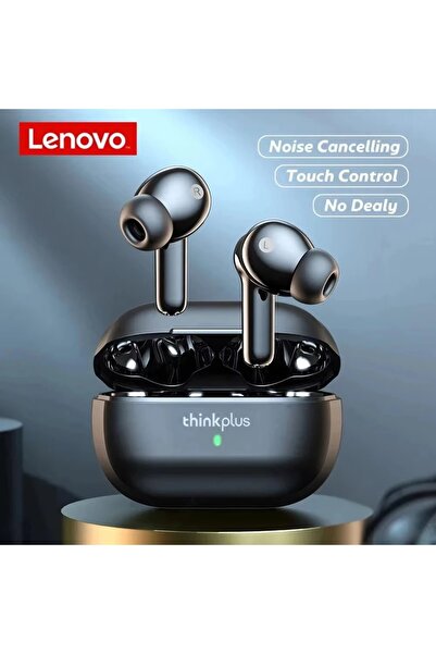 Choice سماعات أذن لينوفو LP1S الأصلية السوداء، لاسلكية بتقنية بلوتوث 5.0، مقا...