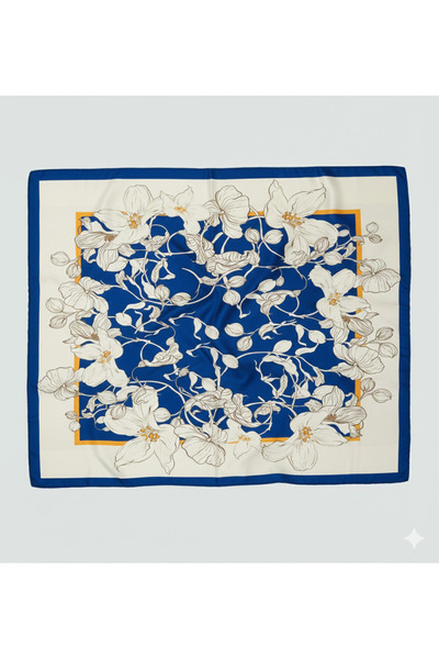 618 CONCEPT 70X70 Blue Majestic Bandana/ Scarf