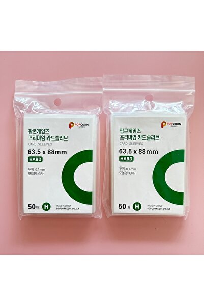 Choice22 D-100 قطعة - 63.5x88 مم 50 قطعة أغلفة بطاقات كورية شفافة خالية من ال...