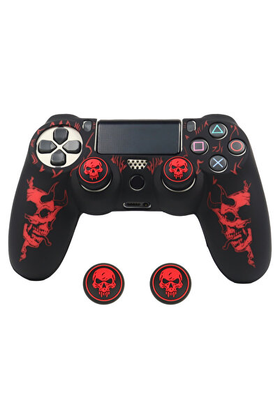 Choice3 A0661-3 Silicone Case for PS4 Controller Protective Cover with 2 Thum...