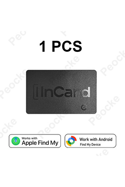 Choice محفظة سوداء - قطعة واحدة، مزودة ببطاقة ذكية مضادة للضياع ونظام تحديد ا...