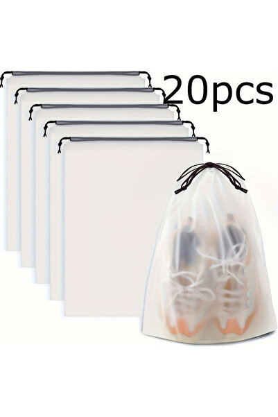 choice2 20pcs 5/10/20pcs Travel Shoe Storage Set Portable, High-Quality, Tran...