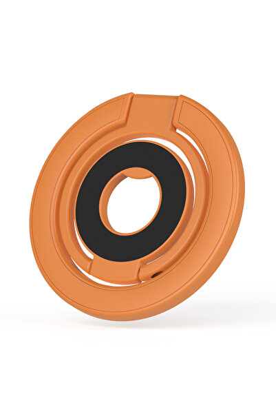 Choice1 حامل مغناطيسي ثنائي الجوانب برتقالي اللون، عالمي، متوافق مع Magsafe، ...