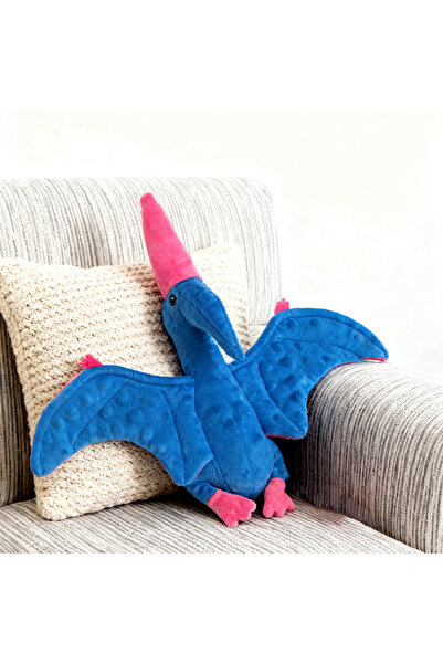 Choice لعبة تفاعلية قطيفة زرقاء مقاومة للحيوانات الأليفة، قابلة للمضغ، مع صوت...