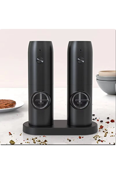 Choice1 as show Electric Automatic Salt and Pepper Grinder Set with Led Light...