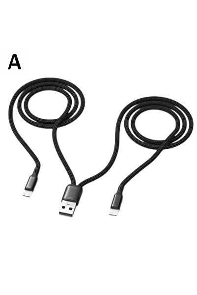 Choice كابل USB 2.0 من النوع A ذكر 2 في 1 مزدوج من النوع C تيار مستمر 5 فولت ...