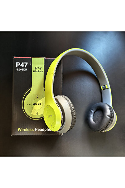 Choice4 سماعات رأس لاسلكية خضراء بدون استخدام اليدين، مزودة بخاصية إلغاء الضو...