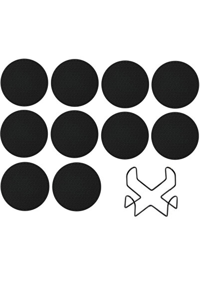 Choice8 10black with holder Silicone Coasters Set with Holder for Drinks Beer...