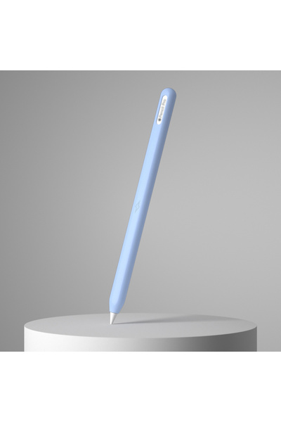 Choice15 جراب حماية سيليكون أزرق مضيء لقلم Pencil Pro وقلم Pencil (الجيل الثا...