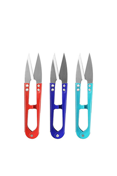 Choice 1PC Random Color 1pc Sewing Scissors U Shape Scissors Embroidery Cross...