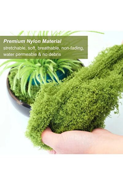 Choice1 100g-3.53oz army green 30/100g Artificial Green Plants Moss Eternal L...