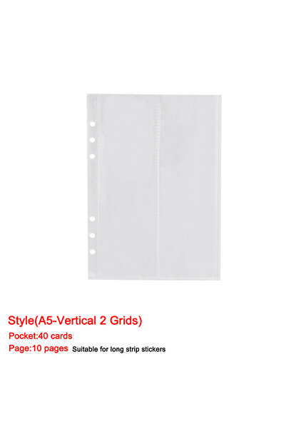 Choice7 Style(A5-Vertical) A5 Laser Star Zipper Binder Collect Book Refill Or...