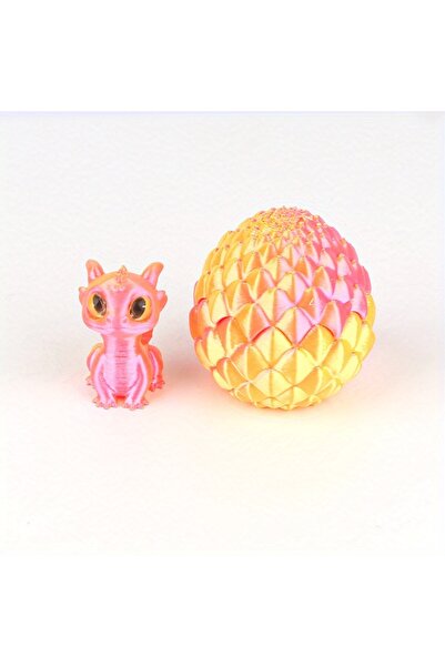 Choice42 مجموعة بيض ديناصورات متعددة الألوان مطبوع بتقنية ثلاثية الأبعاد بالل...