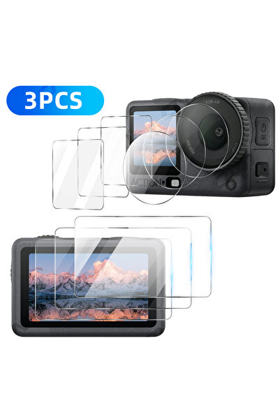choice2 for DJI Action 6 3PCS Tempered Glass Screen Protector for DJI Action ...