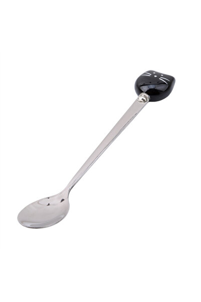 choice2 BlackCat Spoon Flatware Kitchen Tools Ice Cream Cartoon Spoon Stainle...