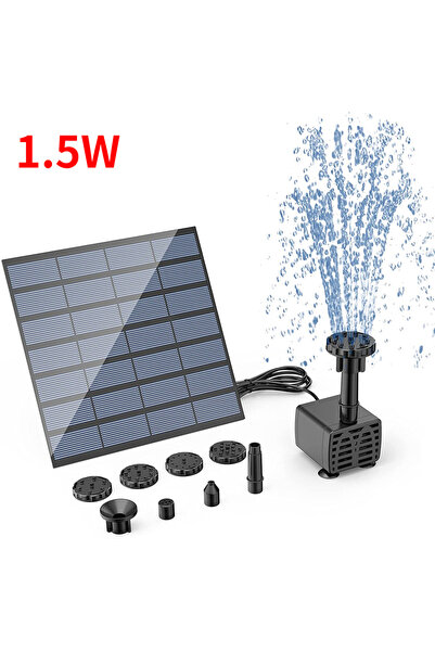 Choice1 نافورة شمسية بتصميم منفصل بقدرة 1.5 واط أو 2.5 واط، مزودة بستة نوافير...