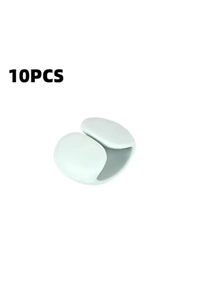 Choice4 10 قطع من واقيات كابلات الشحن الزرقاء، حامل سماعات الأذن، مشبك سلك، م...