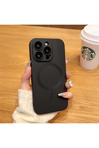 Choice41 جراب شحن لاسلكي مغناطيسي Magsafe أسود اللون لهاتف iPhone 12، متوافق ...