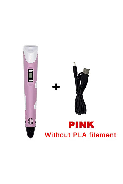 Choice1 قلم طباعة إلكتروني ثلاثي الأبعاد بشاشة LED من الجيل الجديد باللون الو...