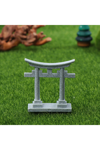 Choice1 بوابة توري على الطراز الياباني، ديكور حوض السمك، زينة مصغرة، حجر رملي...