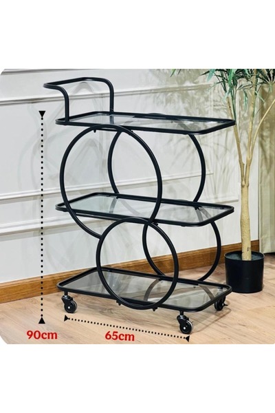 DEC39 A serving cart with an innovative and distinctive design