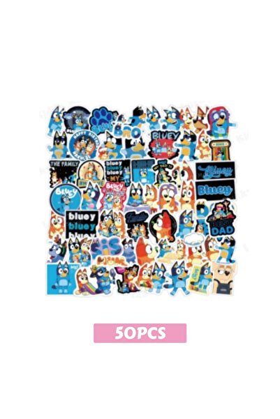 Choice12 ملصقات - 50 قطعة، وردي وأزرق، زينة لحفلات أعياد الميلاد، طقم أدوات م...