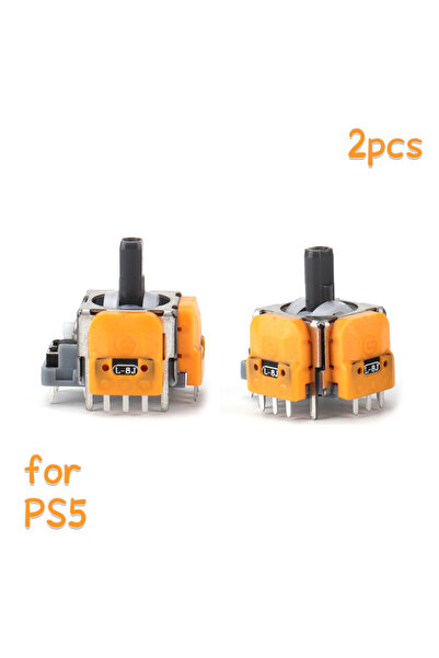 choice2 عصا تحكم بديلة لجهاز PS5، قطعتان، مزودة بمستشعر هول ثلاثي الأبعاد تنا...