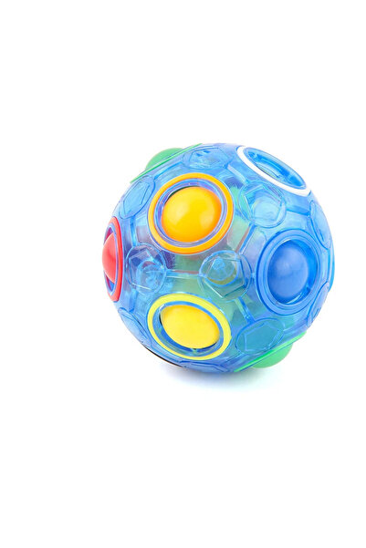 Choice Blue Magic Rainbow Puzzle Ball Speed Cube Ball Fun Stress Reliever Bra...