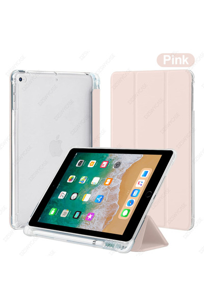 Choice4 جراب وردي اللون لجهاز iPad مقاس 9.7 بوصة، الجيل السادس/الخامس (2017/2...
