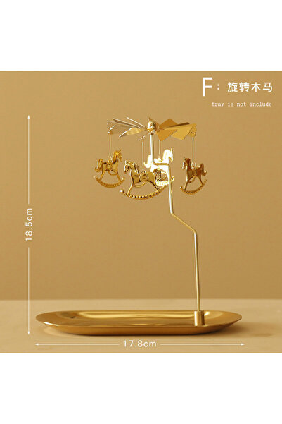 Choice7 F Excluding tray Rotating Candlestick Tray Scented Candle Romantic Wa...