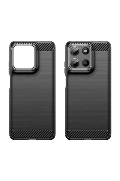 Choice13 Motorola Moto G86 Power black Luxury Matte Carbon Fiber Phone Case F...
