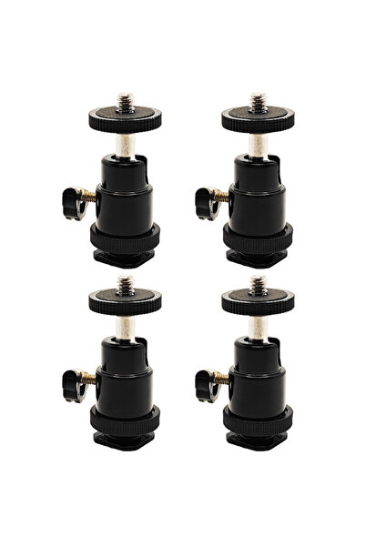 Choice3 4 قطع من حوامل الأحذية الساخنة للكاميرا مقاس 1/4 بوصة، قابلة للدوران ...