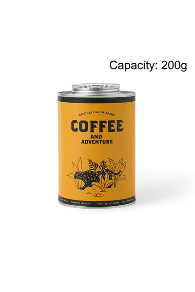 Choice1 B Coffee Bean Sealed Storage Can Outdoor Camping Tin Box 150g/200g Pa...