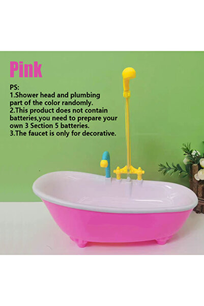 Choice1 Pink Parrot Automatic IntelligentBath Bird Shower Bathtub Blue Access...