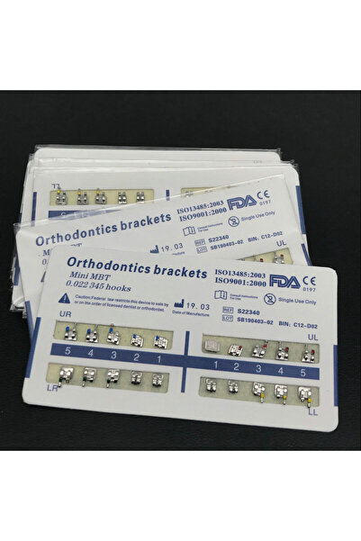 choice2 خطافات ميني إم بي تي 345، عبوة من 10 قطع، دعامات تقويم أسنان معدنية، ...